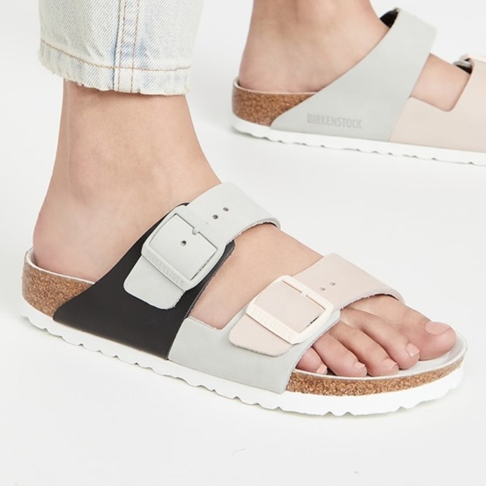BNWT Birkenstock split hex Arizona sandals